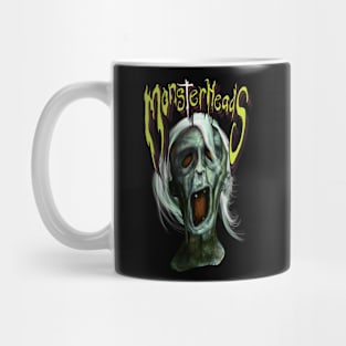 Zombie head. Mug